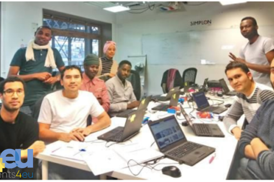 The partners of the NT4EU project visited the Simplon’s training in Paris!