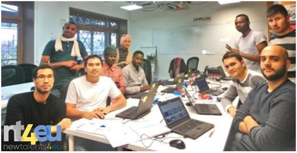 The partners of the NT4EU project visited the Simplon’s training in Paris!