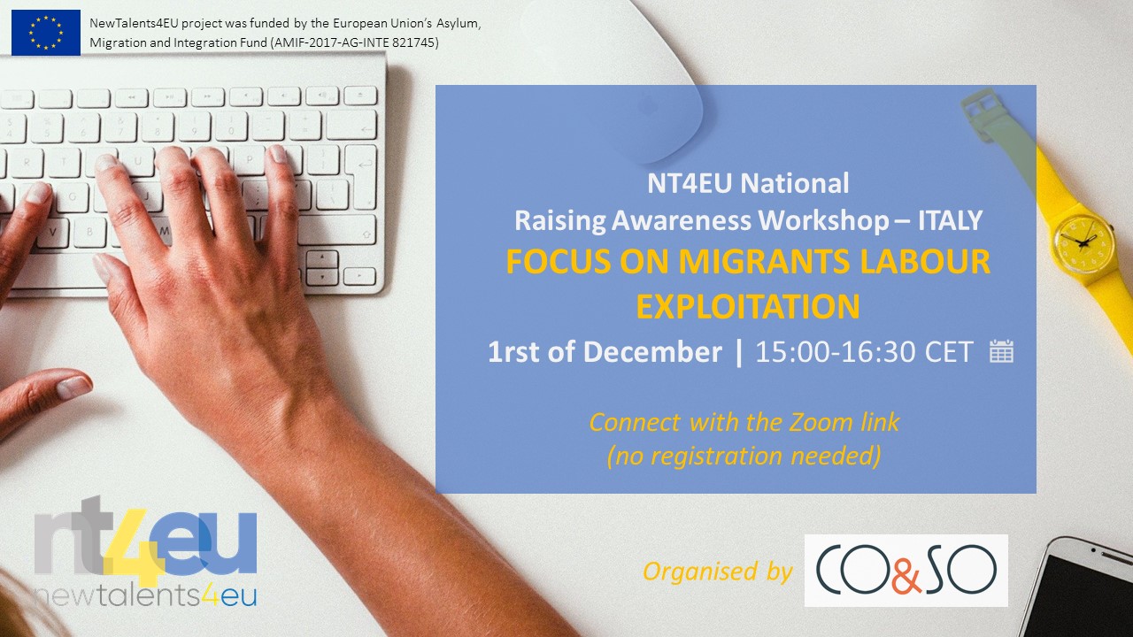 Focus on the labour exploitation of migrants: Italian workshop